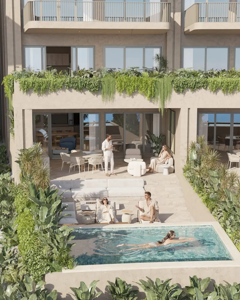 Pool Villas render